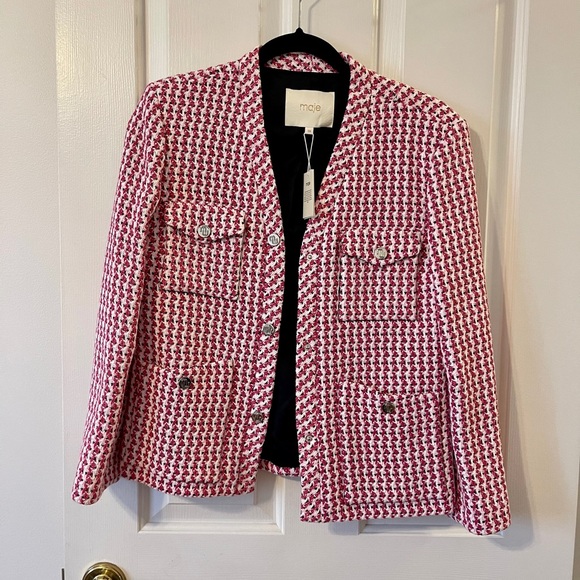 maje pink blazer